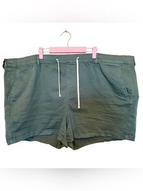 Torrid Casual Olive Green Drawstring Shorts